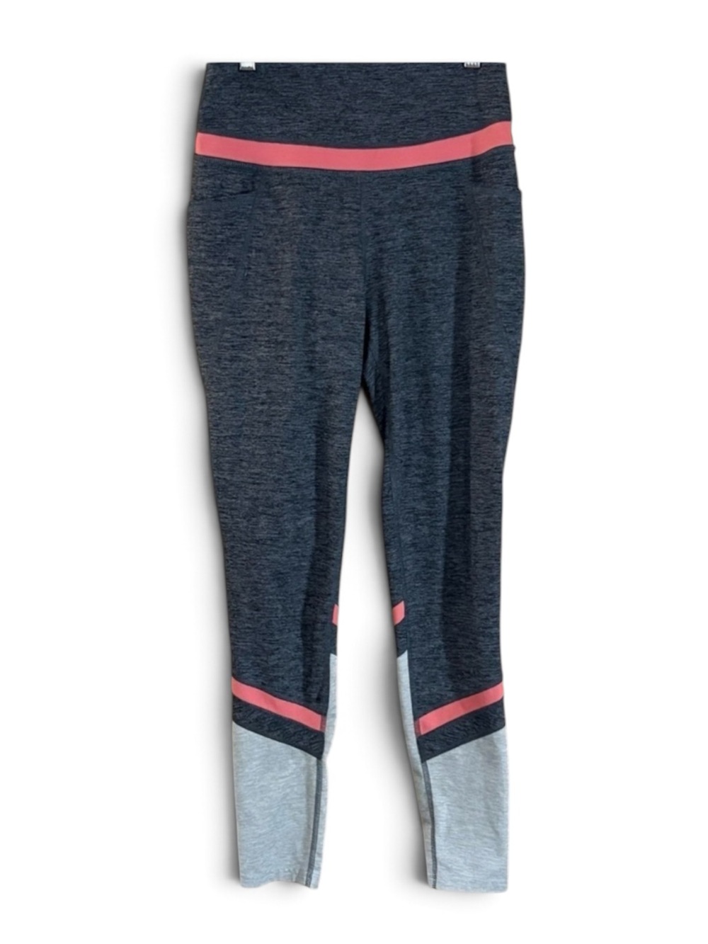 Tek Gear Charcoal and Pink Workout Leggings